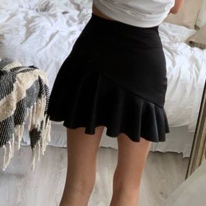 Asymmetrical Flare Skirt